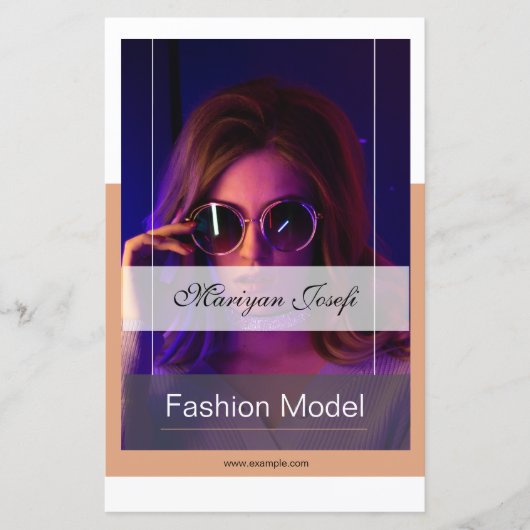 Modellering Comp Kaart Sjabloon (Voorkant)