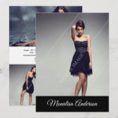 Modellering Comp-kaart / Zed-kaart Kaart (Voorkant / Achterkant)