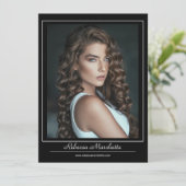 Modellering Fotokaart Afdrukken Downloaden | 5 Fot Aankondiging (Staand voorkant)