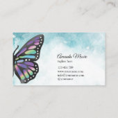 modelleringsbus voor een evenement met monarch vli visitekaartje (Achterkant)