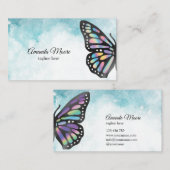 modelleringsbus voor een evenement met monarch vli visitekaartje (Voorkant / Achterkant)