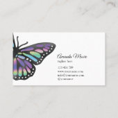 modelleringsbus voor een evenement met monarch vli visitekaartje (Achterkant)