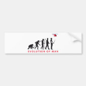 modelling helicopter remote control evolution bumpersticker (Voorkant)