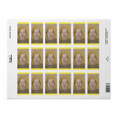 modelmeisje etiket (Full Sheet)