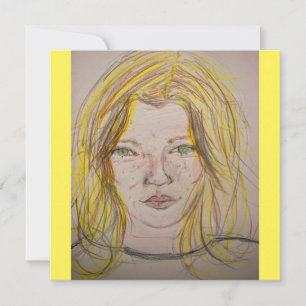 modelmeisje kaart