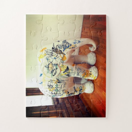 Modelolifant Legpuzzel (Verticaal)