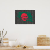 Modelontwerp van de Cool Bangladesh Poster (Keuken)