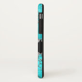 Modelontwerp van turquoise look Case-Mate iPhone case (Achterkant/links)