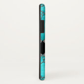 Modelontwerp van turquoise look Case-Mate iPhone case (Achterkant/rechts)
