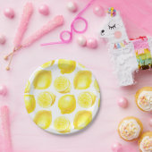 Modelontwerp voor leemons papieren bordje (Feest)