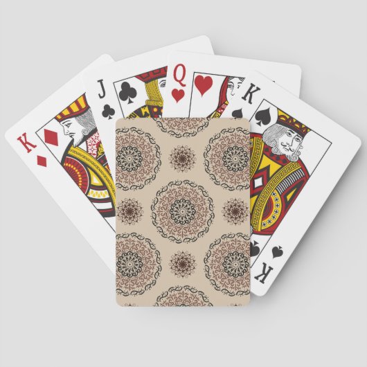 modelontwerp voor mandala pokerkaarten (Achterkant)