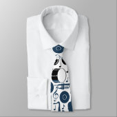 Modelontwerp voor muziekinstrumenten 2 tonen stropdas (Gebonden)