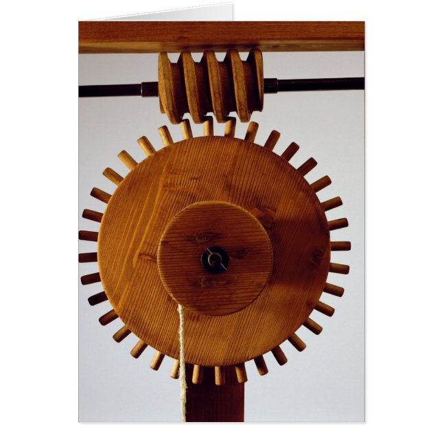 Modelreconstructie van het ontwerp van de da Vinci (Voorkant)