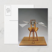 Modelreconstructie van het ontwerp van de da Vinci Briefkaart (Voorkant / Achterkant)