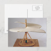 Modelreconstructie van het ontwerp van de da Vinci Briefkaart (Voorkant / Achterkant)