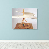 Modelreconstructie van het ontwerp van de da Vinci Canvas Afdruk (Insitu (Houten vloer))