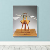 Modelreconstructie van het ontwerp van de da Vinci Canvas Afdruk (Insitu (Houten vloer))