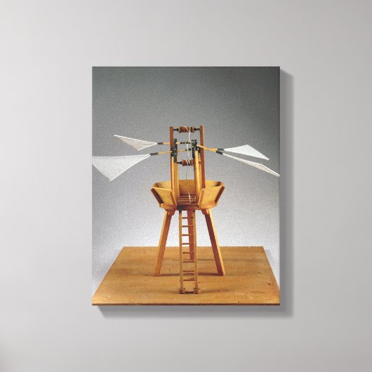 Modelreconstructie van het ontwerp van de da Vinci Canvas Afdruk (Voorkant)