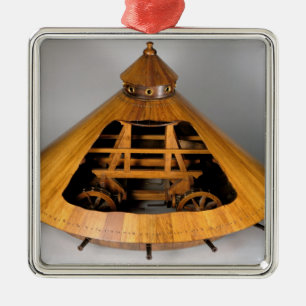 Modelreconstructie van het ontwerp van de da Vinci Metalen Ornament