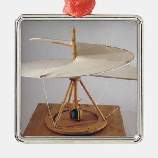 Modelreconstructie van het ontwerp van de da Vinci Metalen Ornament (Voorkant)