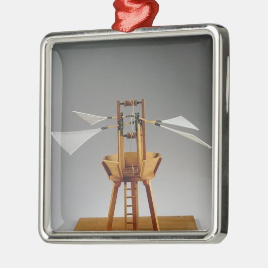 Modelreconstructie van het ontwerp van de da Vinci Metalen Ornament (Links)