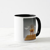 Modelreconstructie van het ontwerp van de da Vinci Mok (Voorkant rechts)