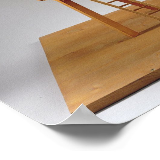 Modelreconstructie van het ontwerp van de da Vinci Poster (Hoek)