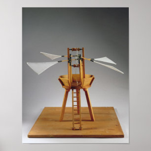 Modelreconstructie van het ontwerp van de da Vinci Poster