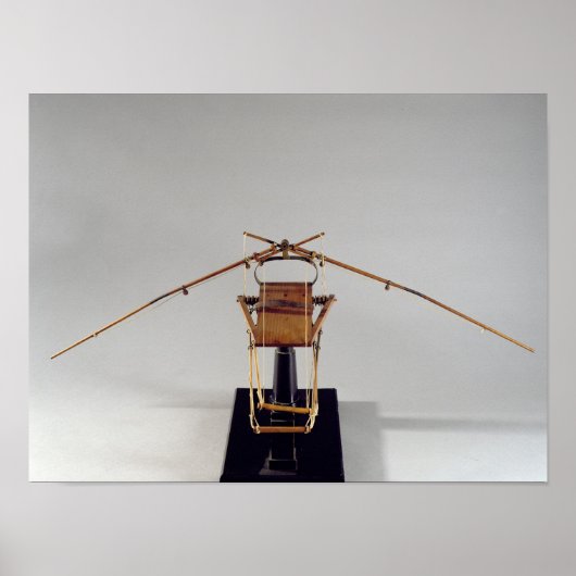 Modelreconstructie van het ontwerp van de da Vinci Poster (Voorkant)