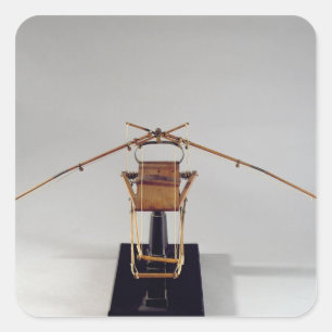 Modelreconstructie van het ontwerp van de da Vinci Vierkante Sticker