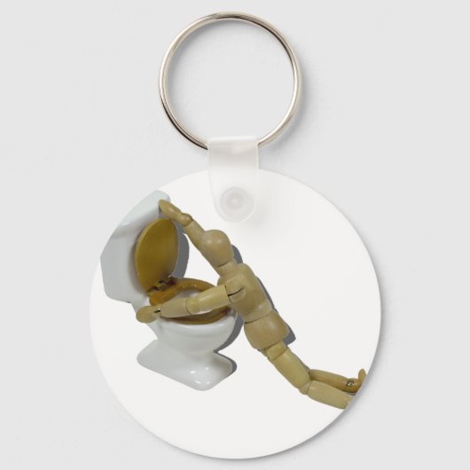 ModelSickIntoToilet110511 Sleutelhanger (Voorkant)