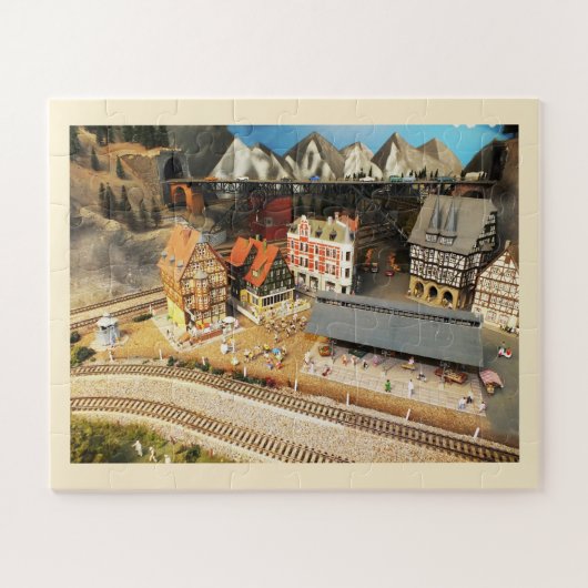 modelspoorlijn legpuzzel (Horizontaal)