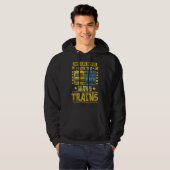 Modelspoorlijn nooit te veel treinen hoodie (Voorkant volledig)