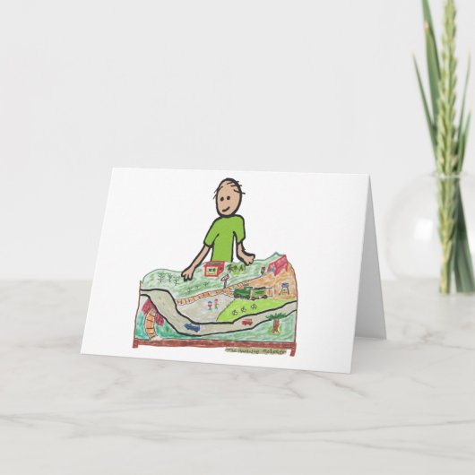 modelspoorweg kaart (Voorkant)