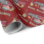 modelspoorwegen cadeaupapier (Rol Hoek)