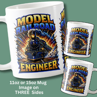 Modelspoorwegingenieur Stoomtrein Koffiemok