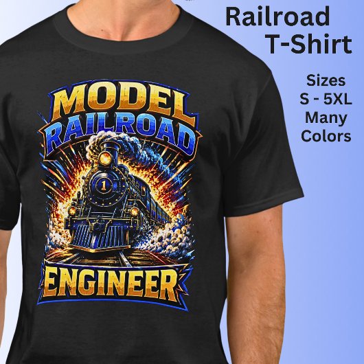 Modelspoorwegingenieur Stoomtrein T-shirt