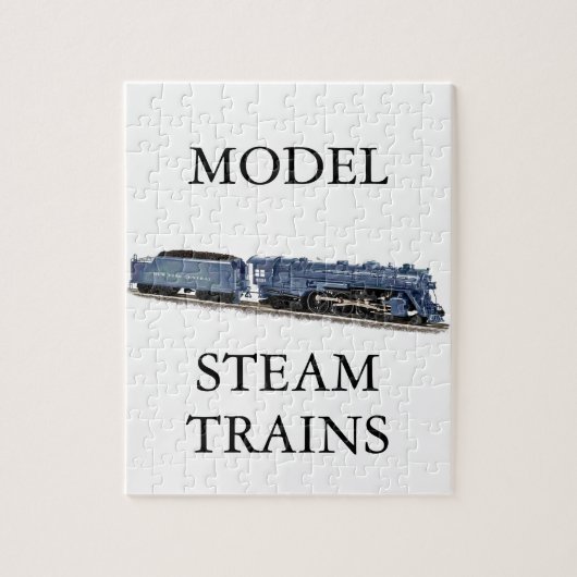Modelstoamlocomotief Legpuzzel (Verticaal)