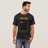 Modeltrein voor een modelbouwer t-shirt (Voorkant volledig)