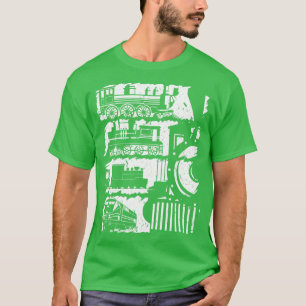 Modeltrein voor locomotieven t-shirt