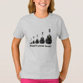 Modeltreinen - Wat is uw schaal? Stoommotoren T-shirt