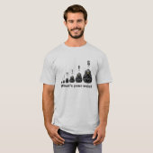 Modeltreinen - Wat is uw schaal? Stoommotoren T-shirt (Voorkant volledig)