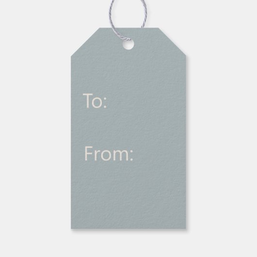 Modemlinks Retro Modern geometrisch patroon Cadeaulabel (Achterkant)