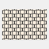 Modemlinks Retro Modern geometrisch patroon Inpakpapier Vel (Voorkant 2)