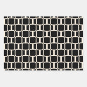 Modemlinks Retro Modern geometrisch patroon Inpakpapier Vel (Voorkant)