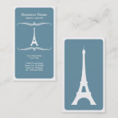 modemslag (eiffeltoren) visitekaartje (Voorkant / Achterkant)