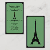 modemslag (eiffeltoren) visitekaartje (Voorkant / Achterkant)