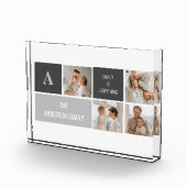 Moden 3Collage Foto & Gray Best Family Gift (Rechts)