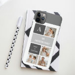 Moden 3Collage Foto & Gray Best Family Gift iPhone 11Pro Max Hoesje<br><div class="desc">Moden 3Collage Foto & Gray Best Family Gift</div>