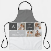 Moden 3Collage Foto & Gray Best Family Gift Schort (Voorkant)